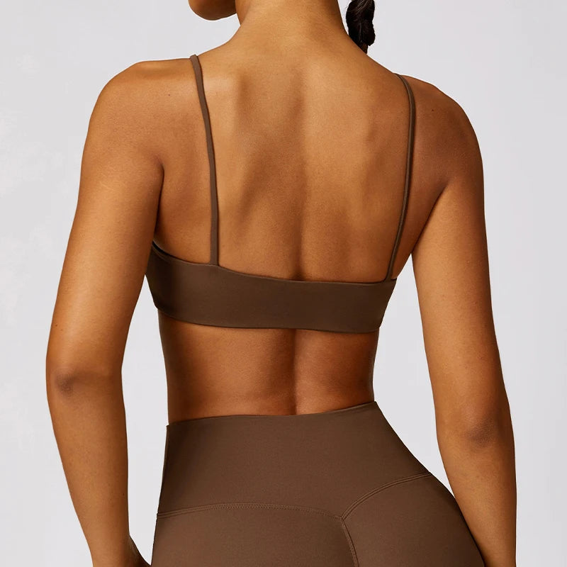 Sexy Sports Bra Push Crop Top