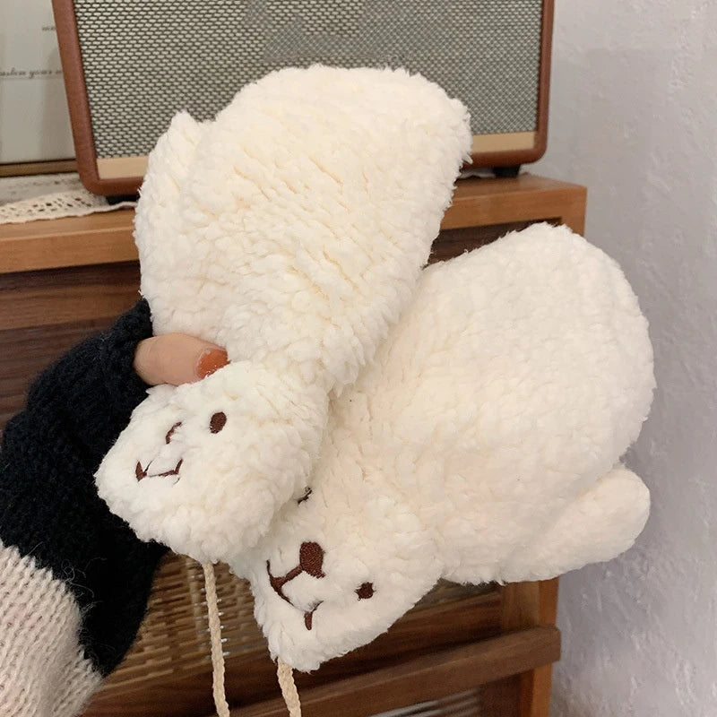 Plush Warm Gloves