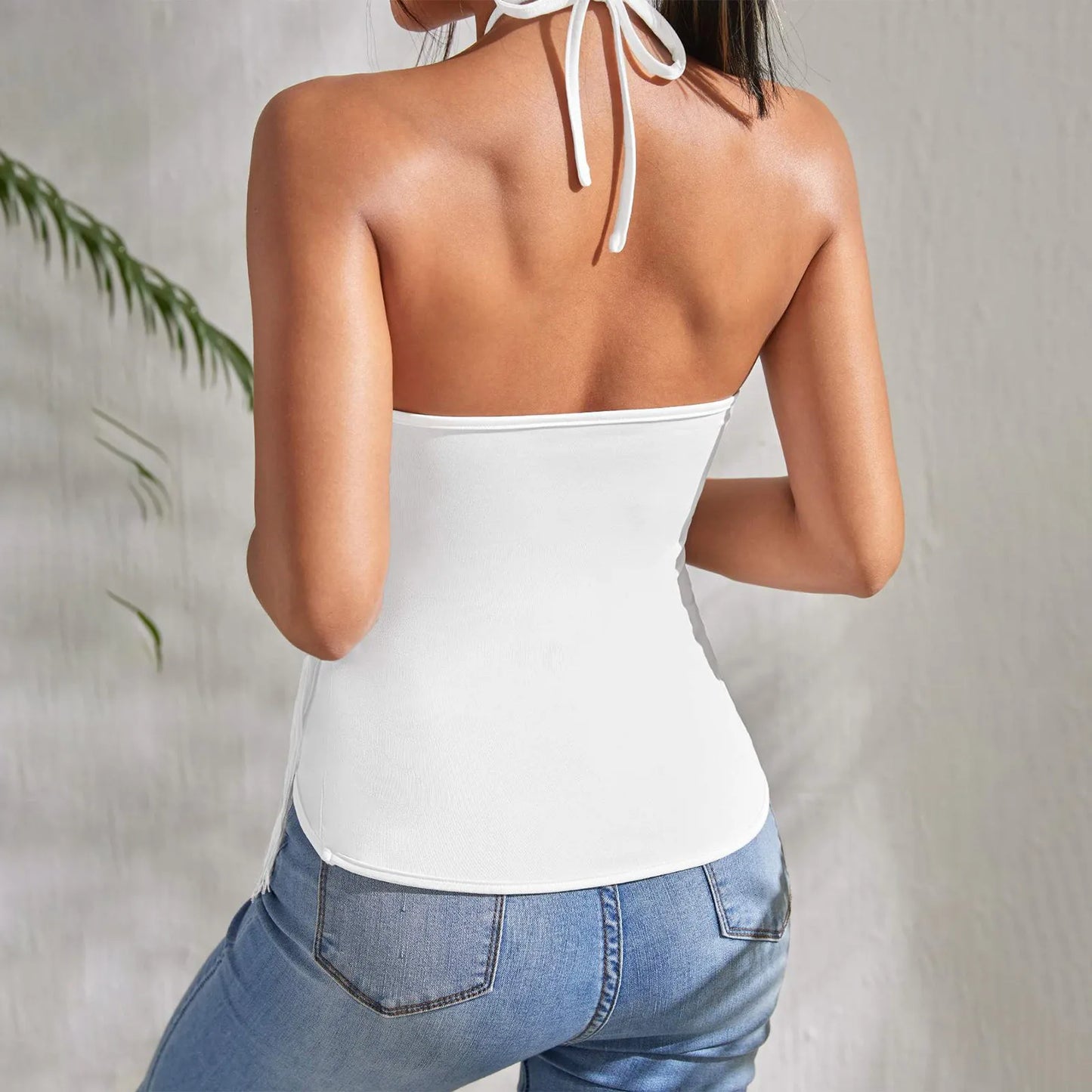 Fashion Tassel Suspender Top Women