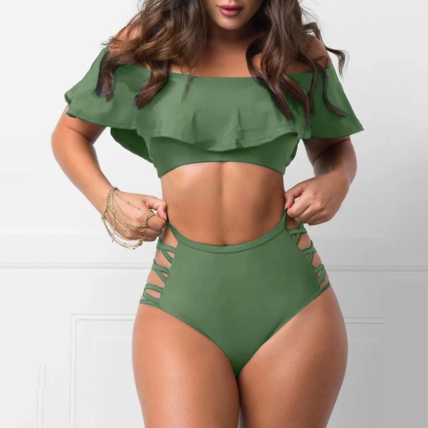 Sexy Off Shoulder Bikini Sets