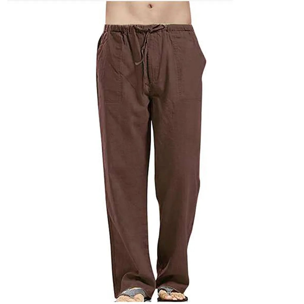 Casual Linen Work Pants