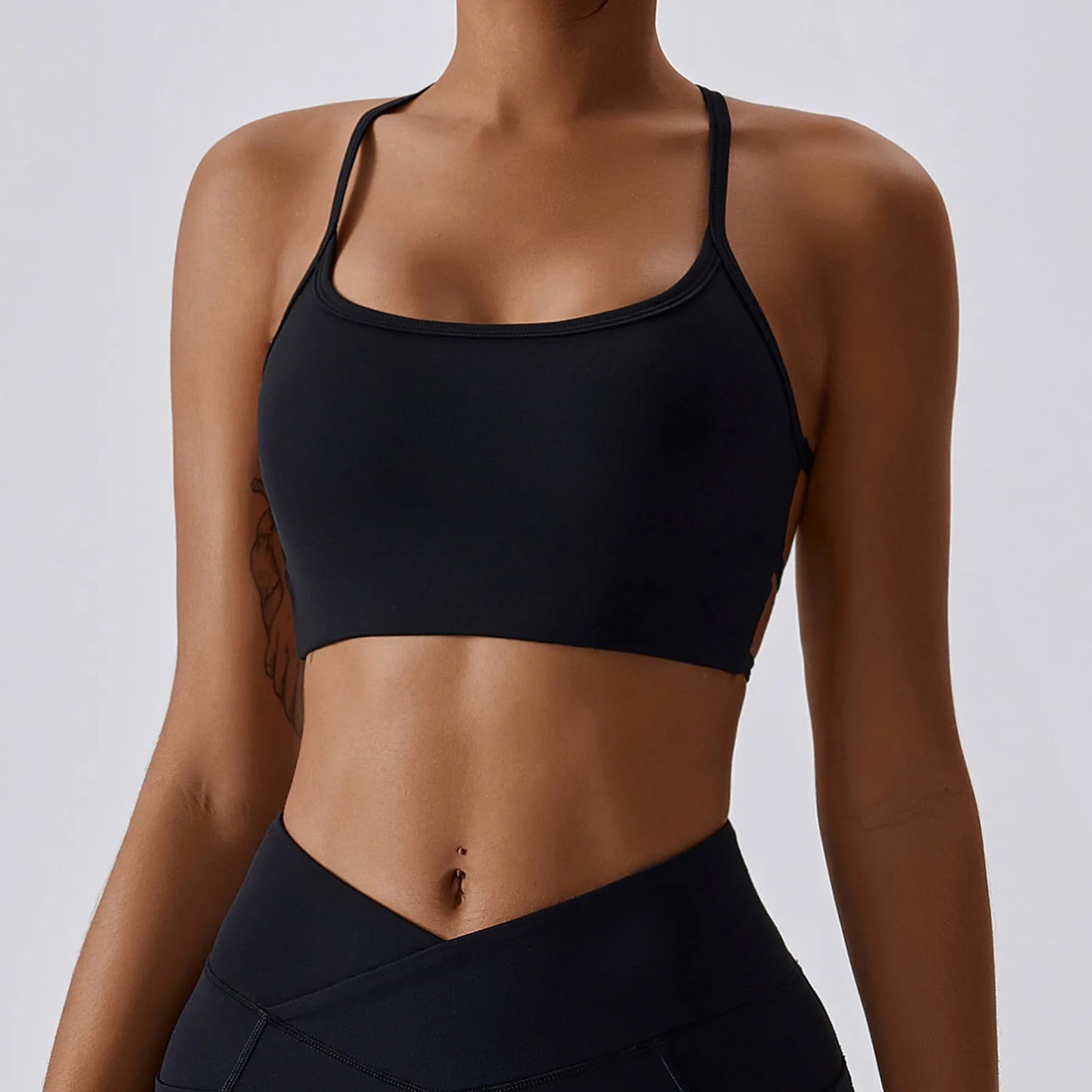 Sports Bra Padded Crossed