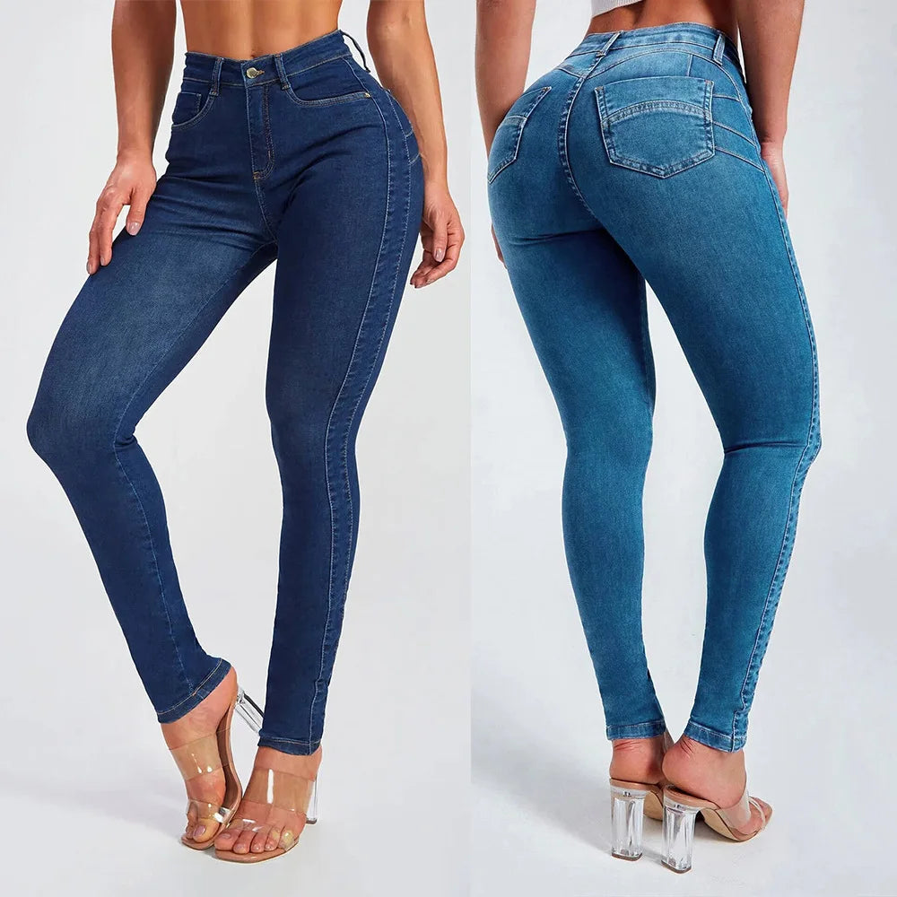 High Waist Stretch Jeans