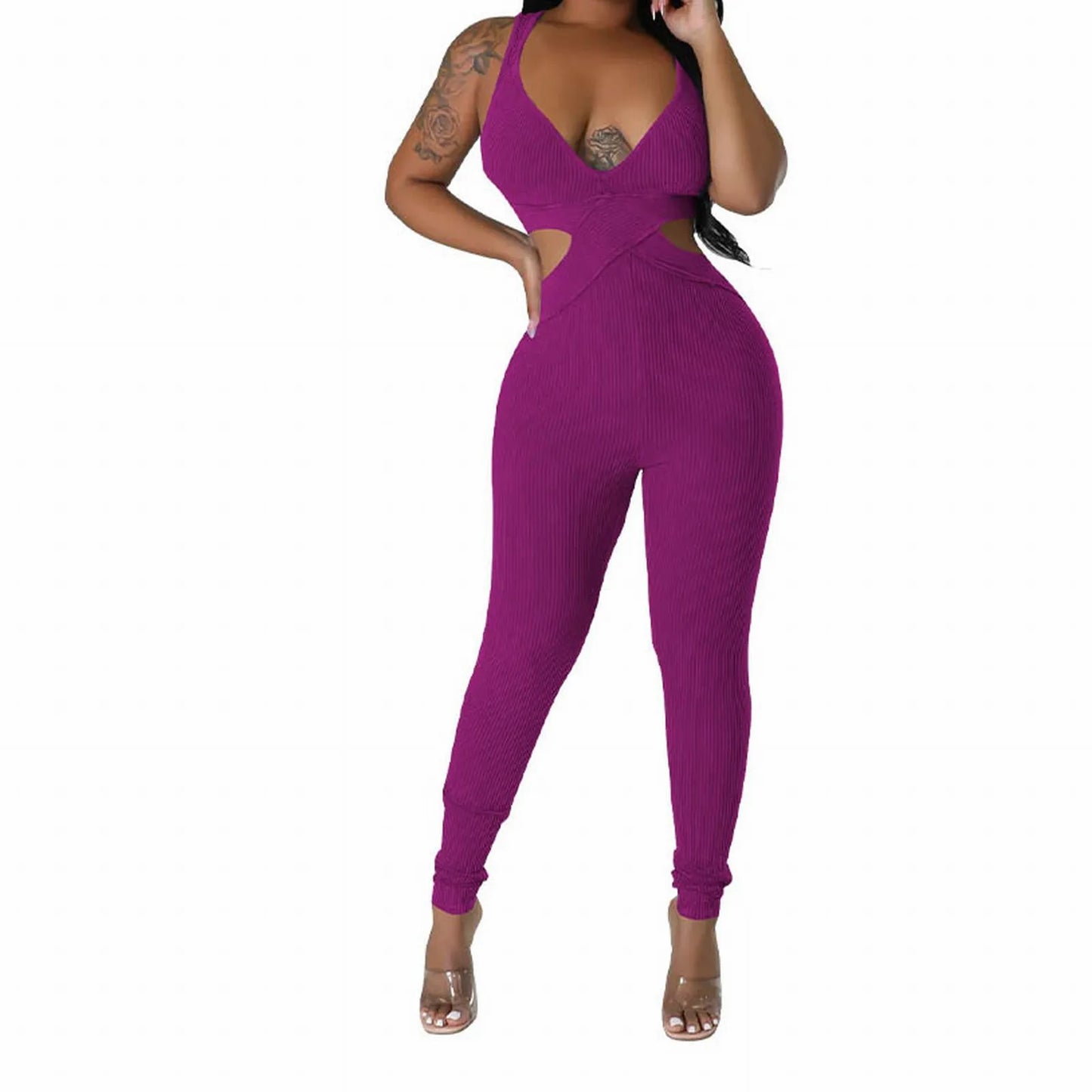 Sport Yoga Deep Jumpsuit