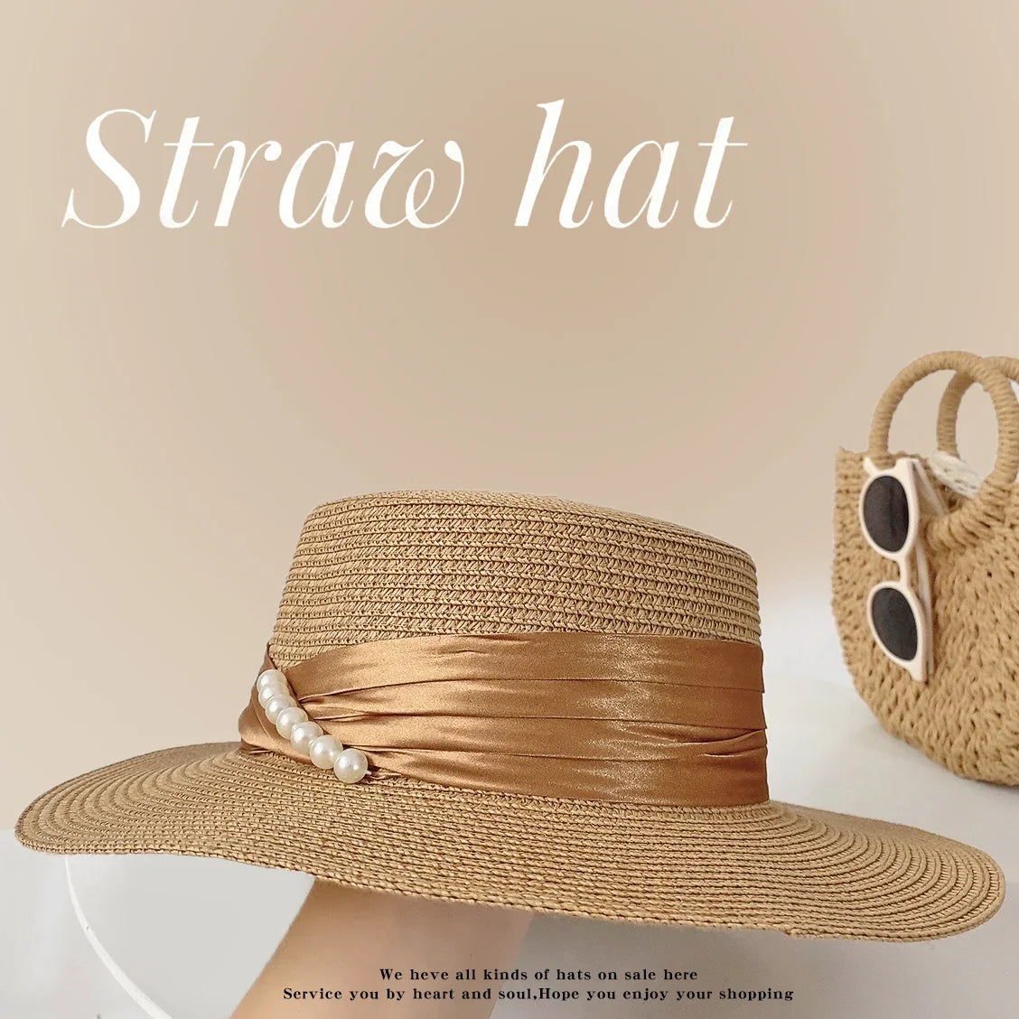 Women's Summer Beach Straw Hat