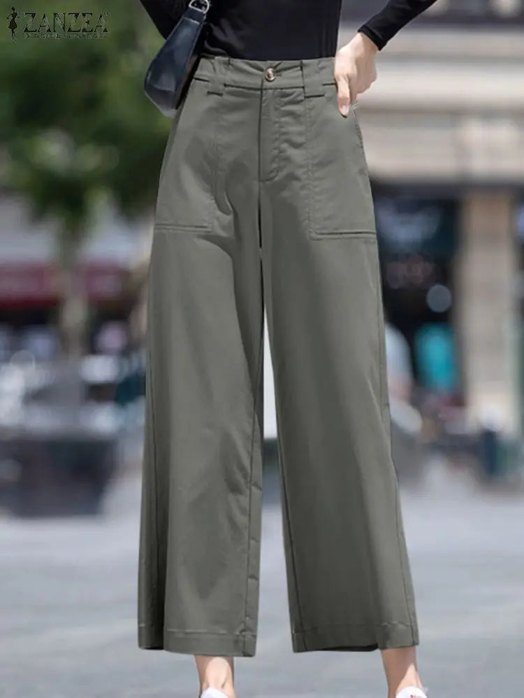 Women's Straight Long Trousers