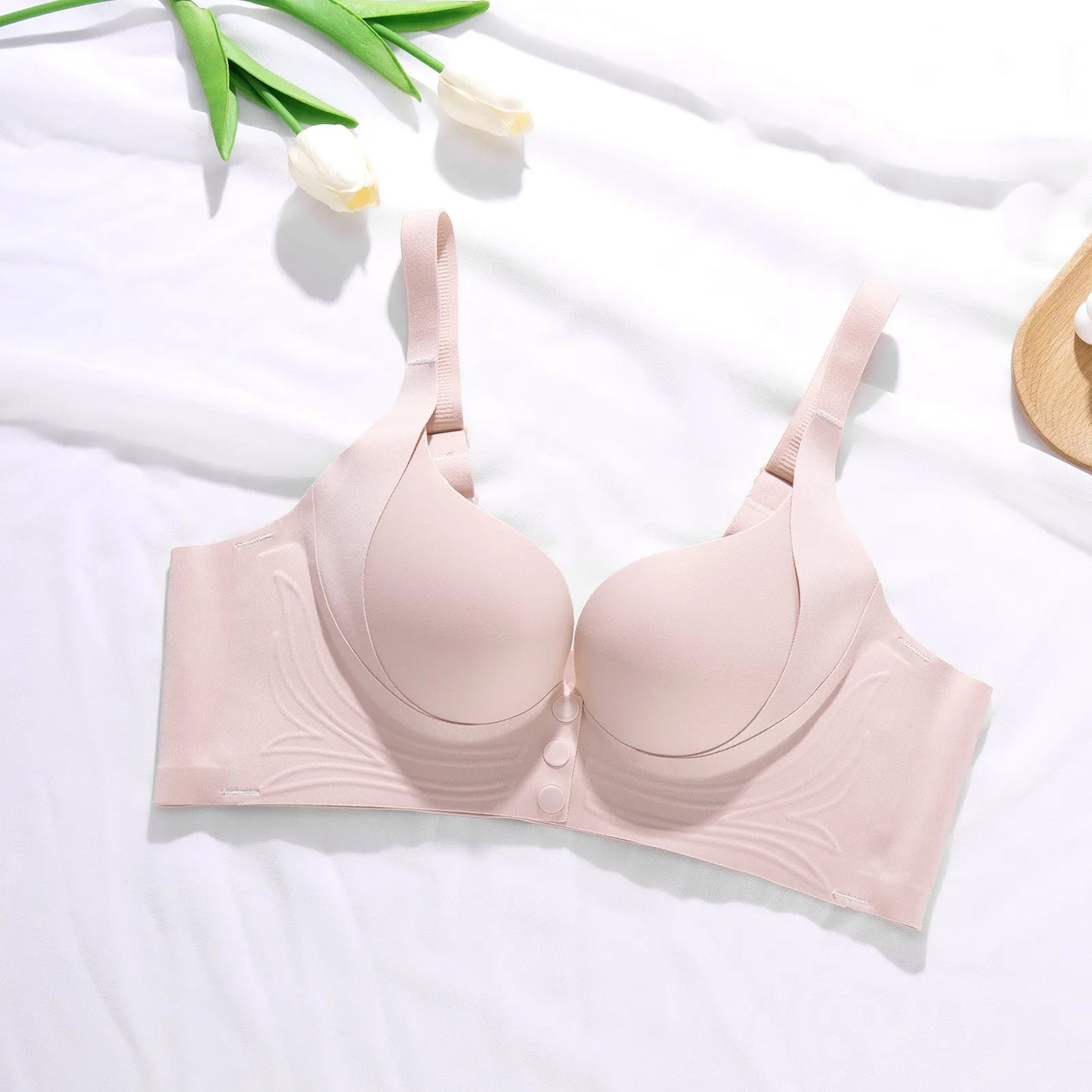 Fashion Traceless Front Bra