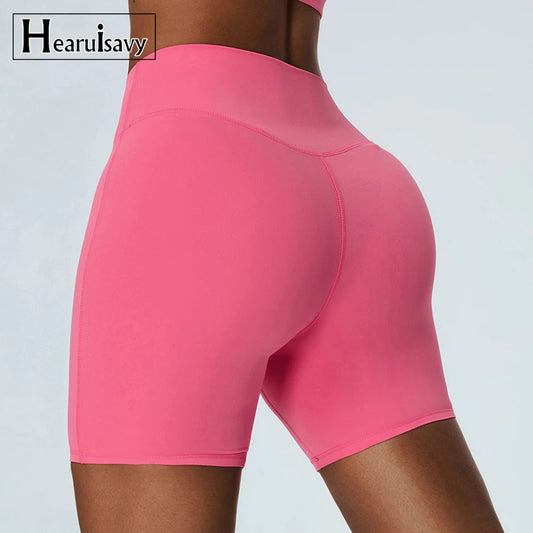 Seamless Buttock Lift Sports Shorts