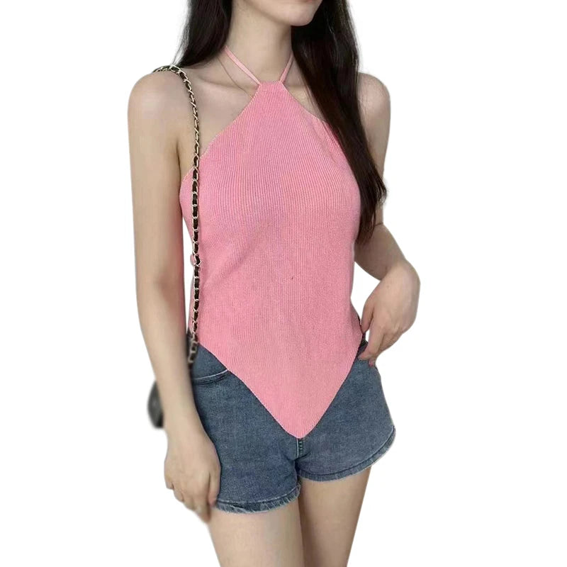 Summer Halter Slimming Tank Top