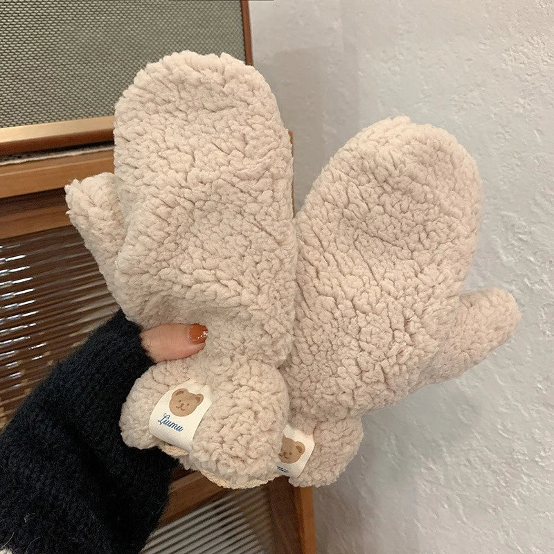 Plush Warm Gloves