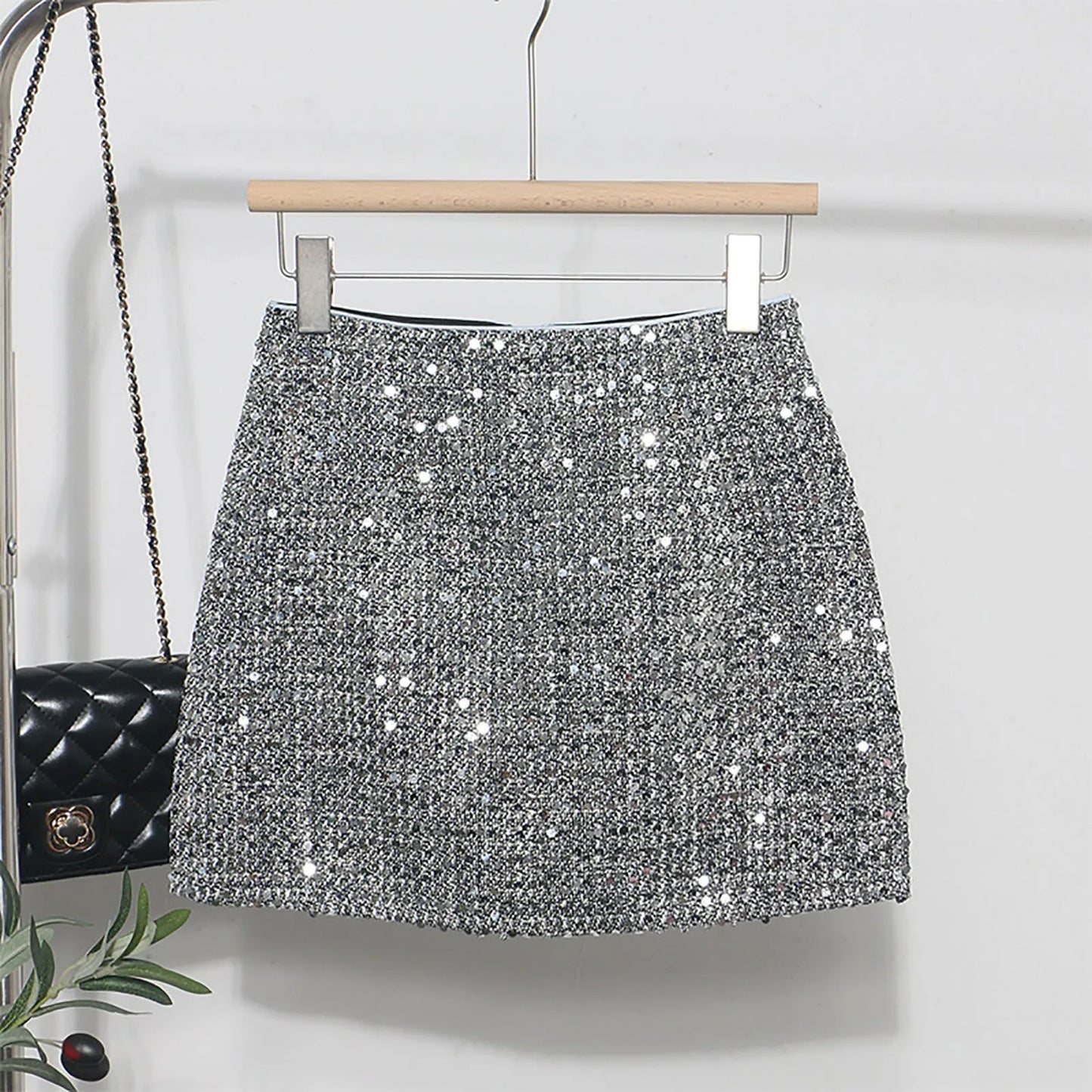 Nightclub Sequined Half Skirt