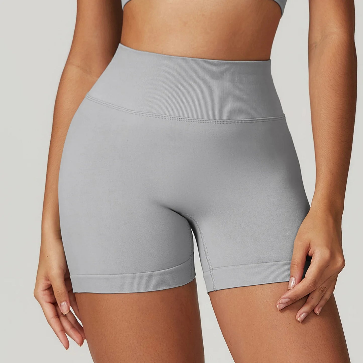 Seamless Buttock Lift Sports Shorts