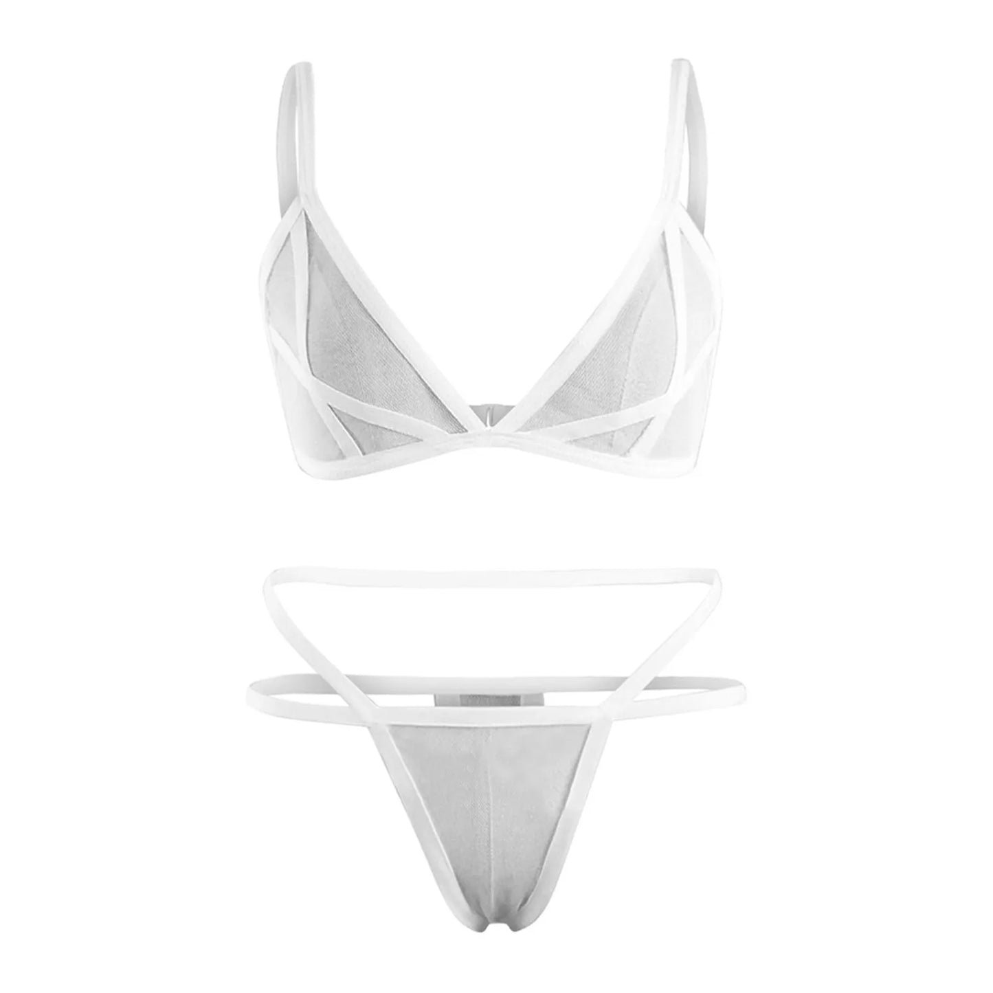 Transparent Lingerie Set Erotic