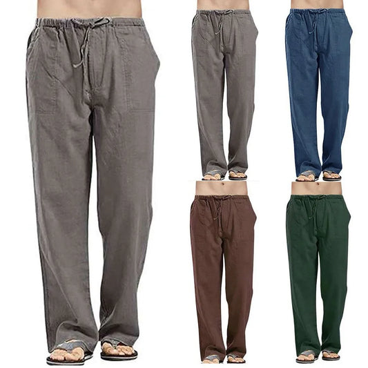 Casual Linen Work Pants