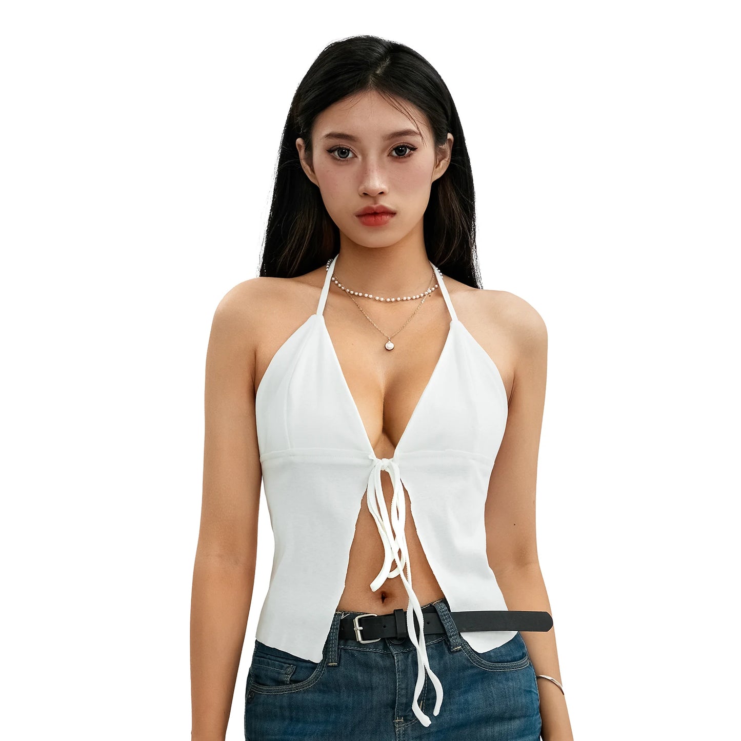 Crop Vest Tops Shirt