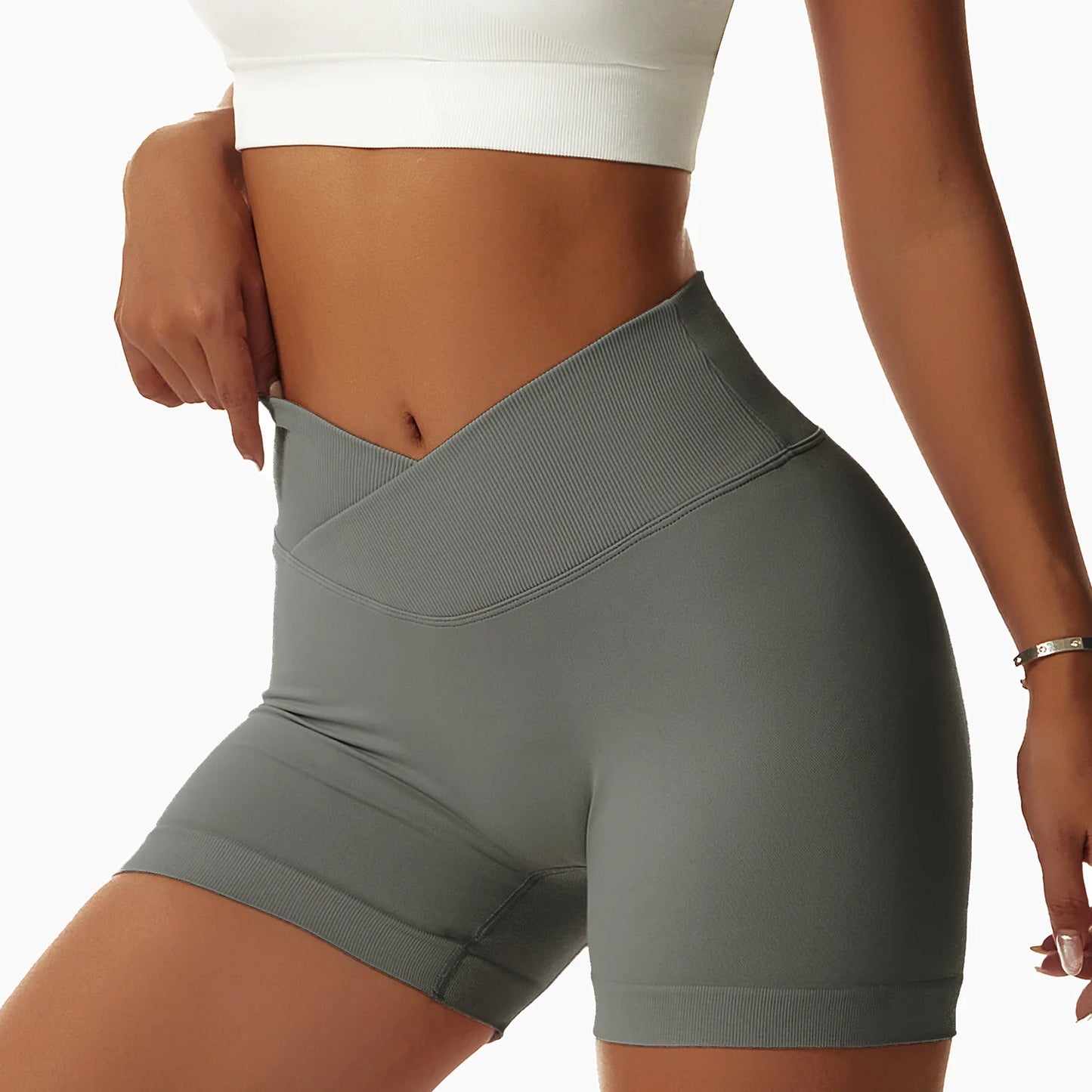 Summer Seamless High Waist Shorts