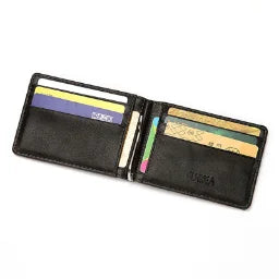 Rfid Leather Slim Bifold