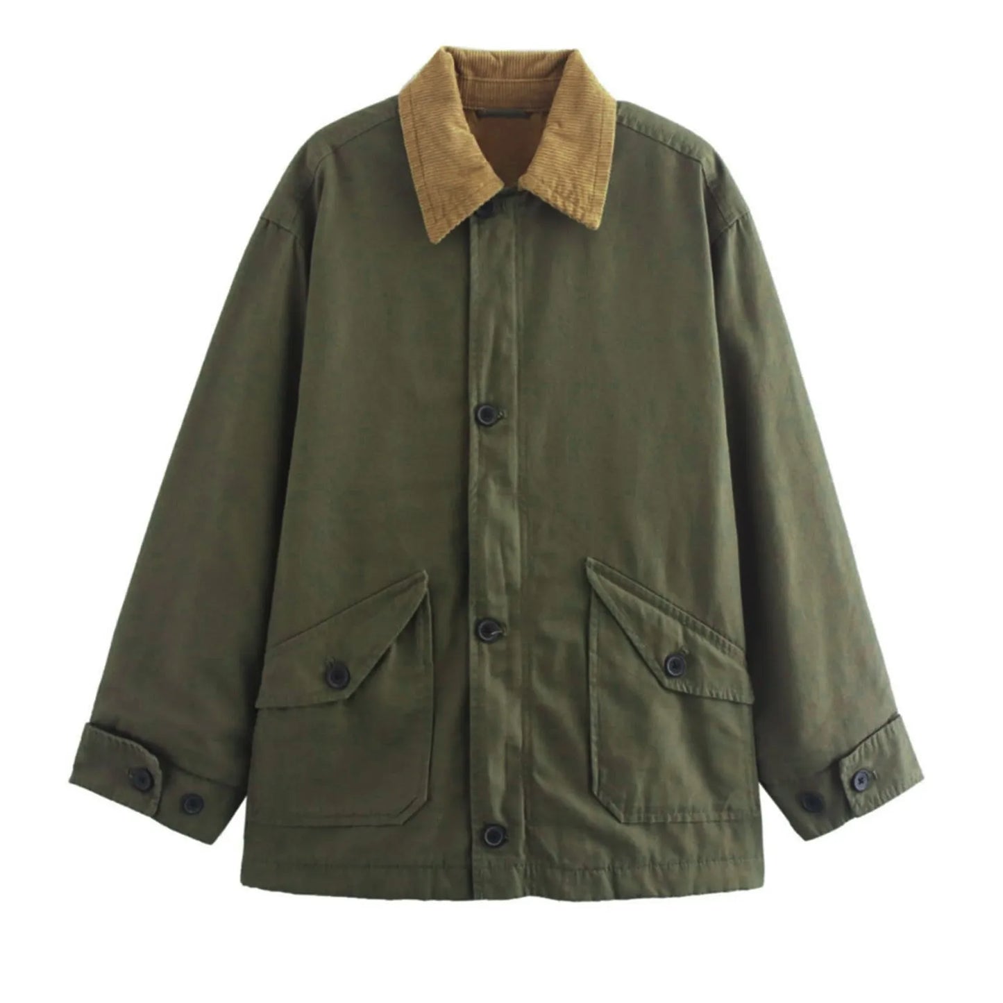 Oversized Barn Button Jacket