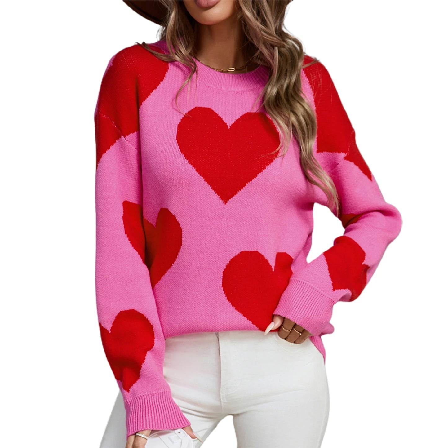 Cute Heart Sweater