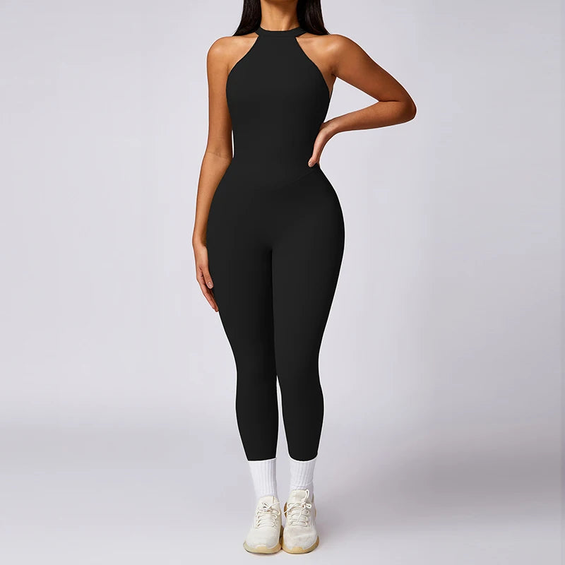 Backless Sports Bodysuits Femen's Jumpsuit