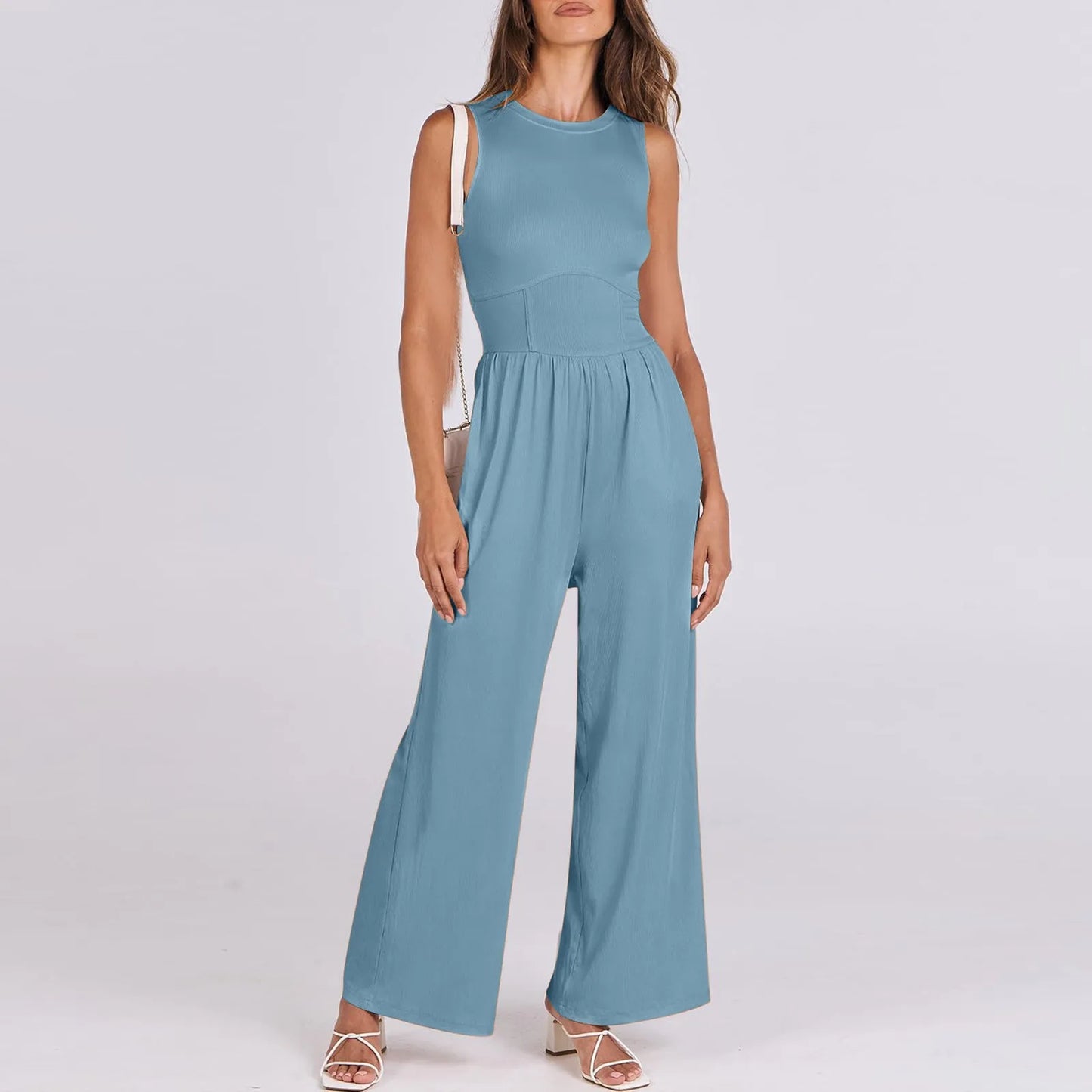 Luxury Sleeveless One Piece Jumpsuits