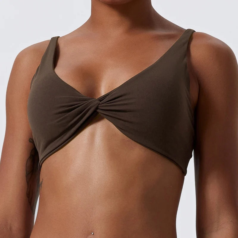 Sports Bra Push Up Crop Top