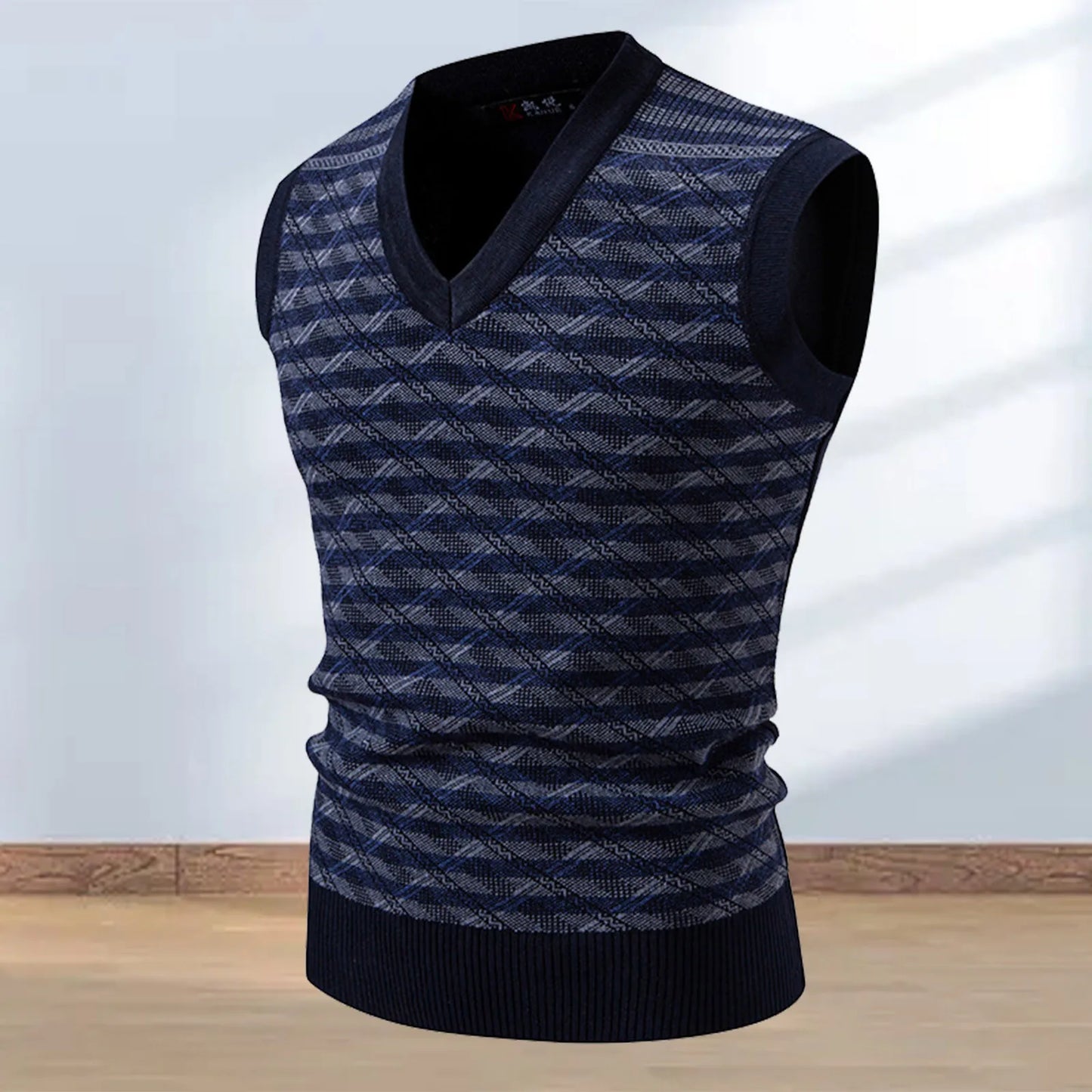 Sleeveless Knitted Vests Sweater