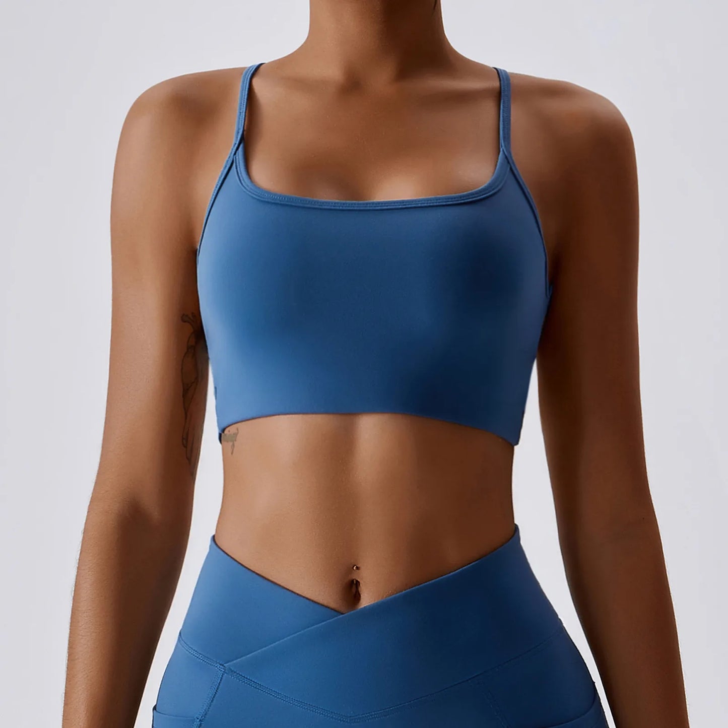 Sports Bra Padded Crossed