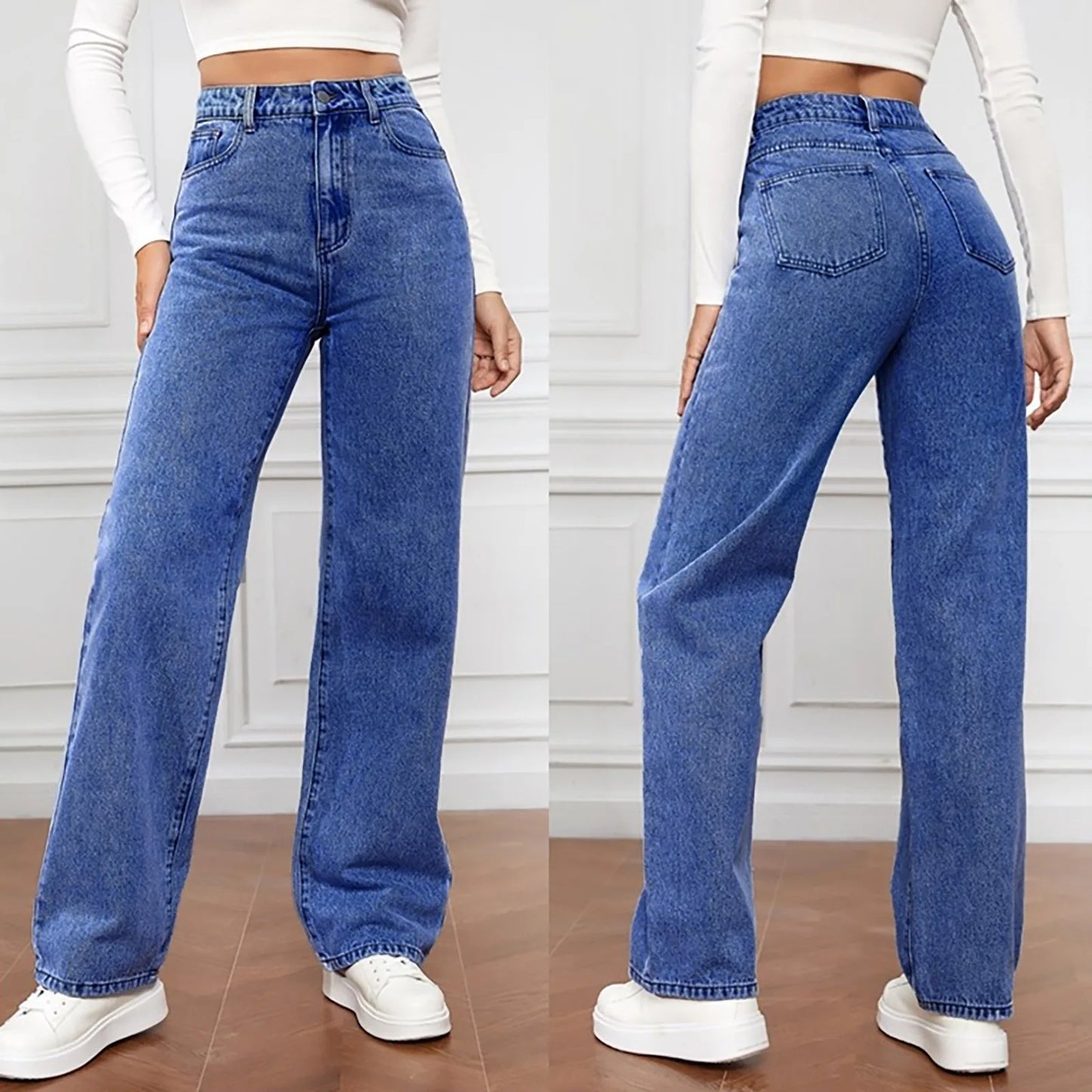 Fashion Straight Leg Trousers