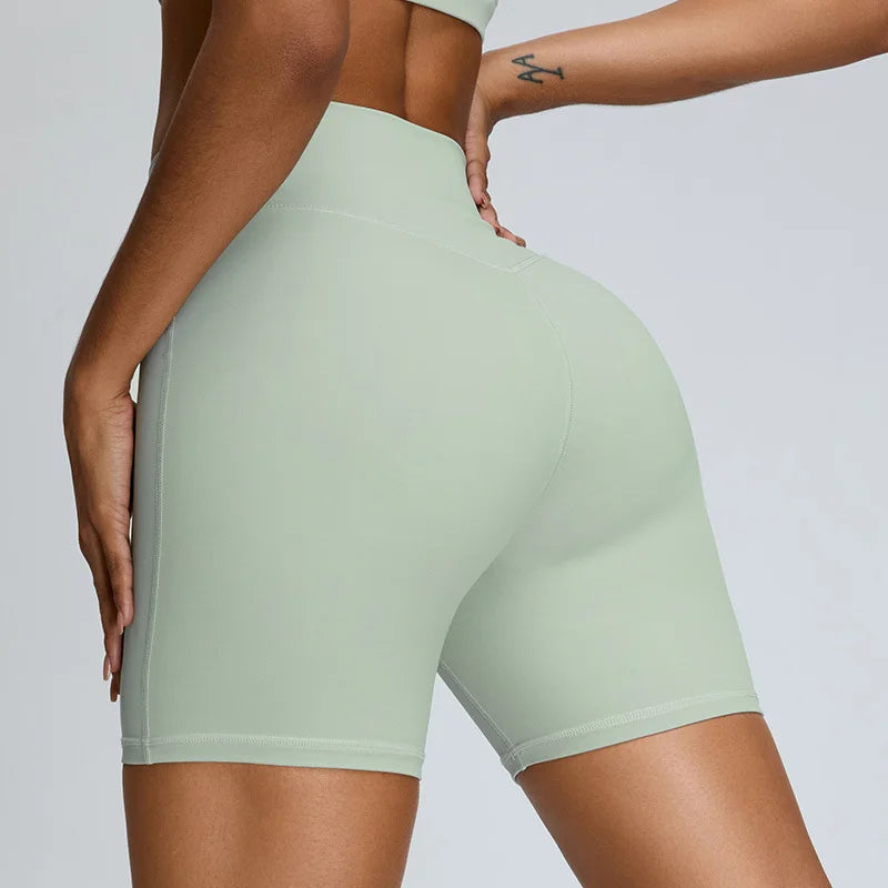 Seamless Buttock Lift Sports Shorts