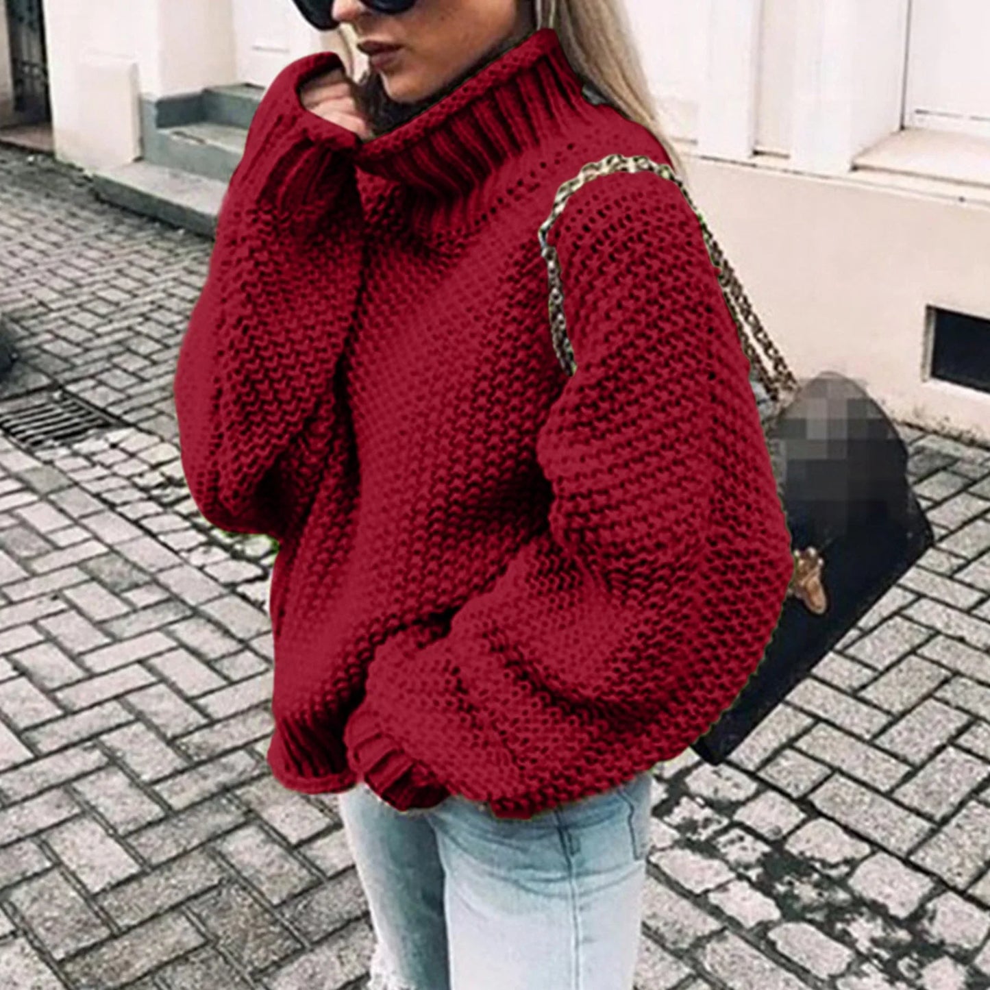 Christmas Casual Y2K Long Sweater