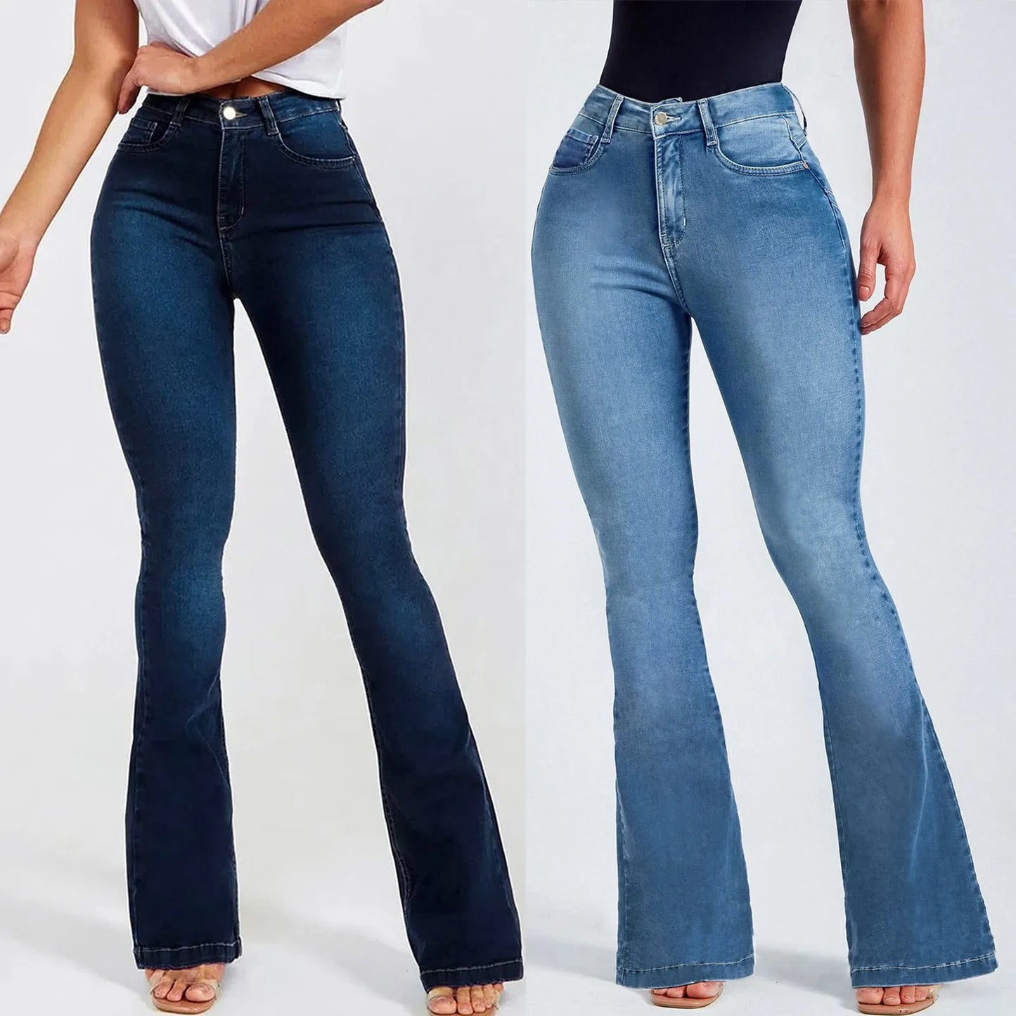 Vintage Flare Bottoms Jeans Trousers