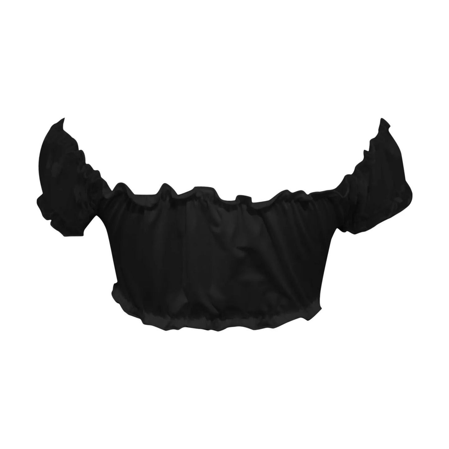 Plus Size Elegant Crop Top