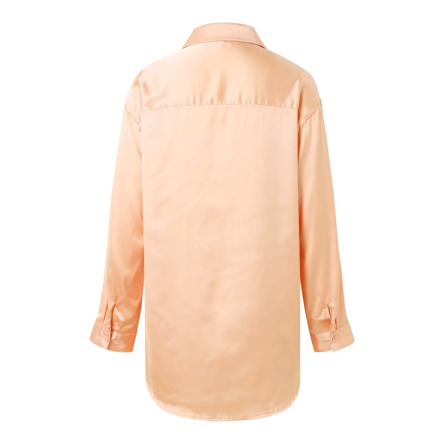 Elegant Silk Satin Shirt