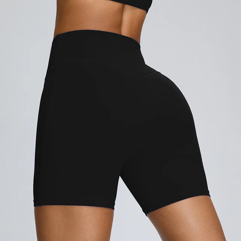 Seamless Buttock Lift Sports Shorts