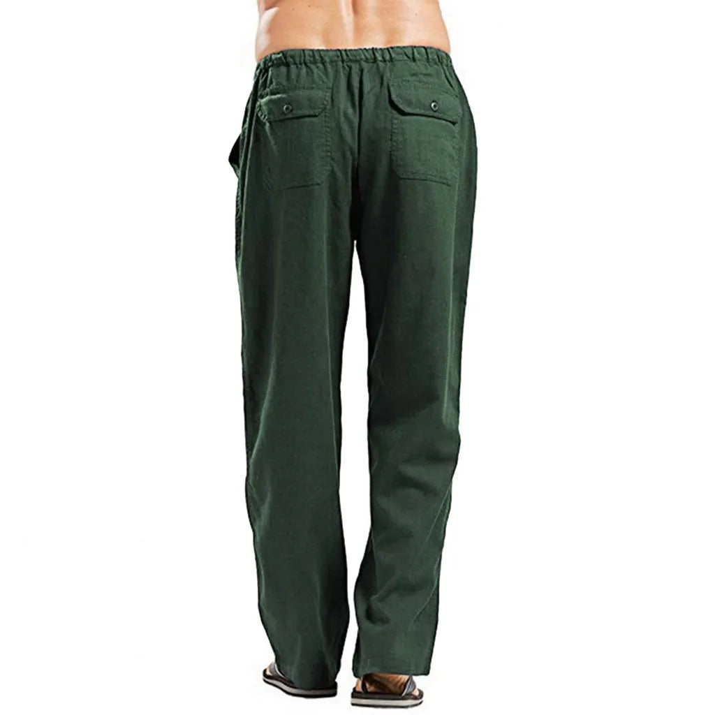 Casual Linen Work Pants