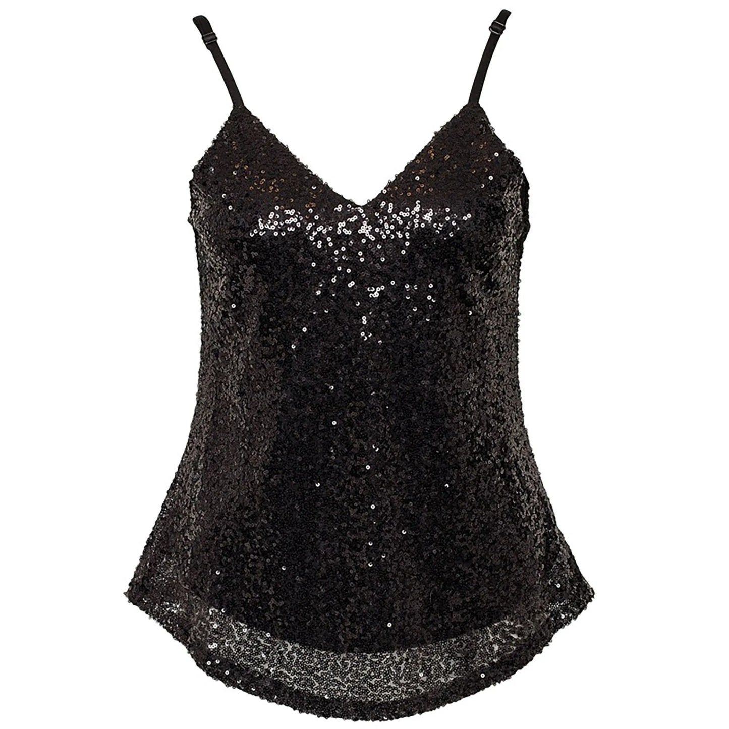 Shinny Sequined Tank Vest