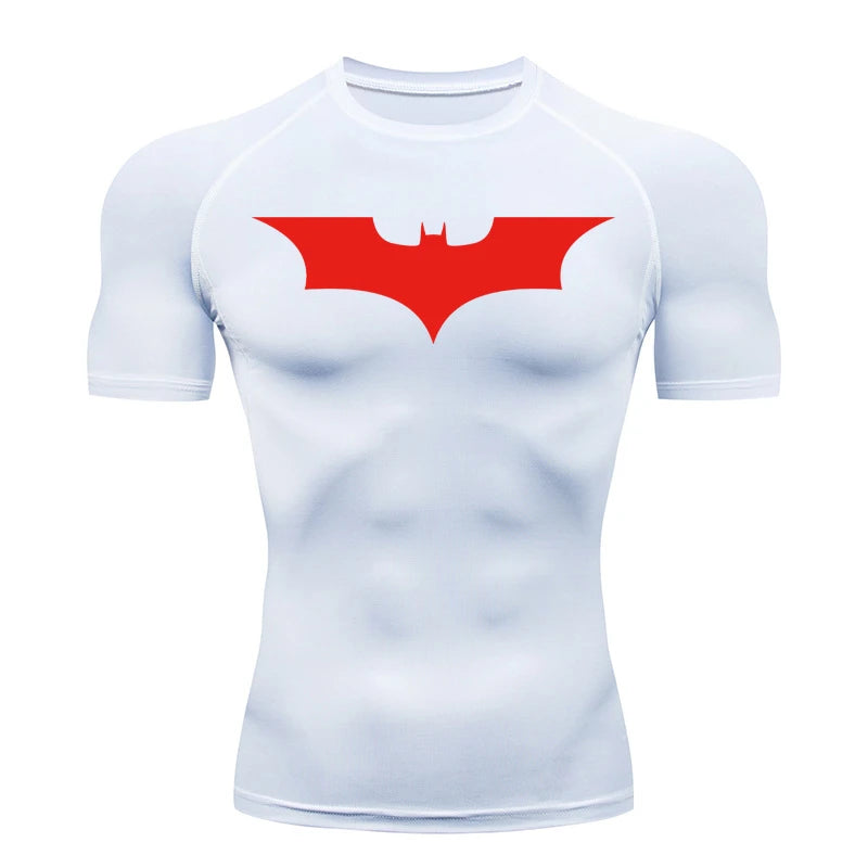 Bat Print Compression Shirts Shirt