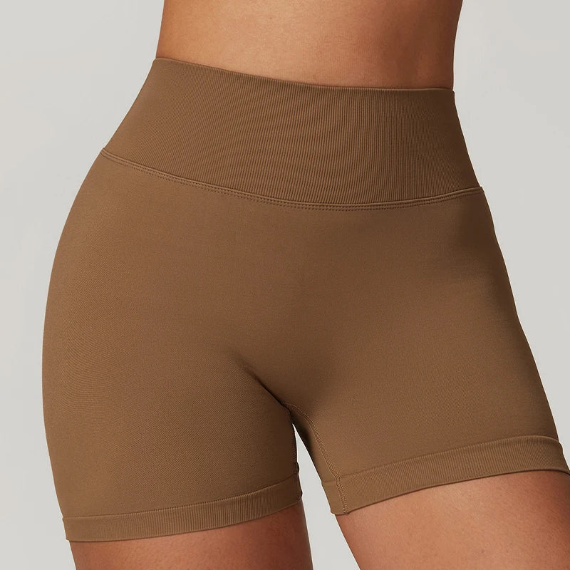 Seamless Buttock Lift Sports Shorts