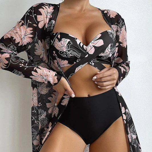 Floral Twist Low Waist Bikini