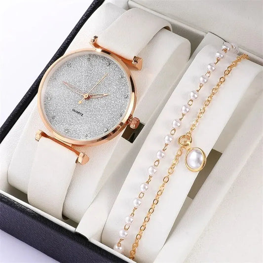 2 Piece Set Women's Watch