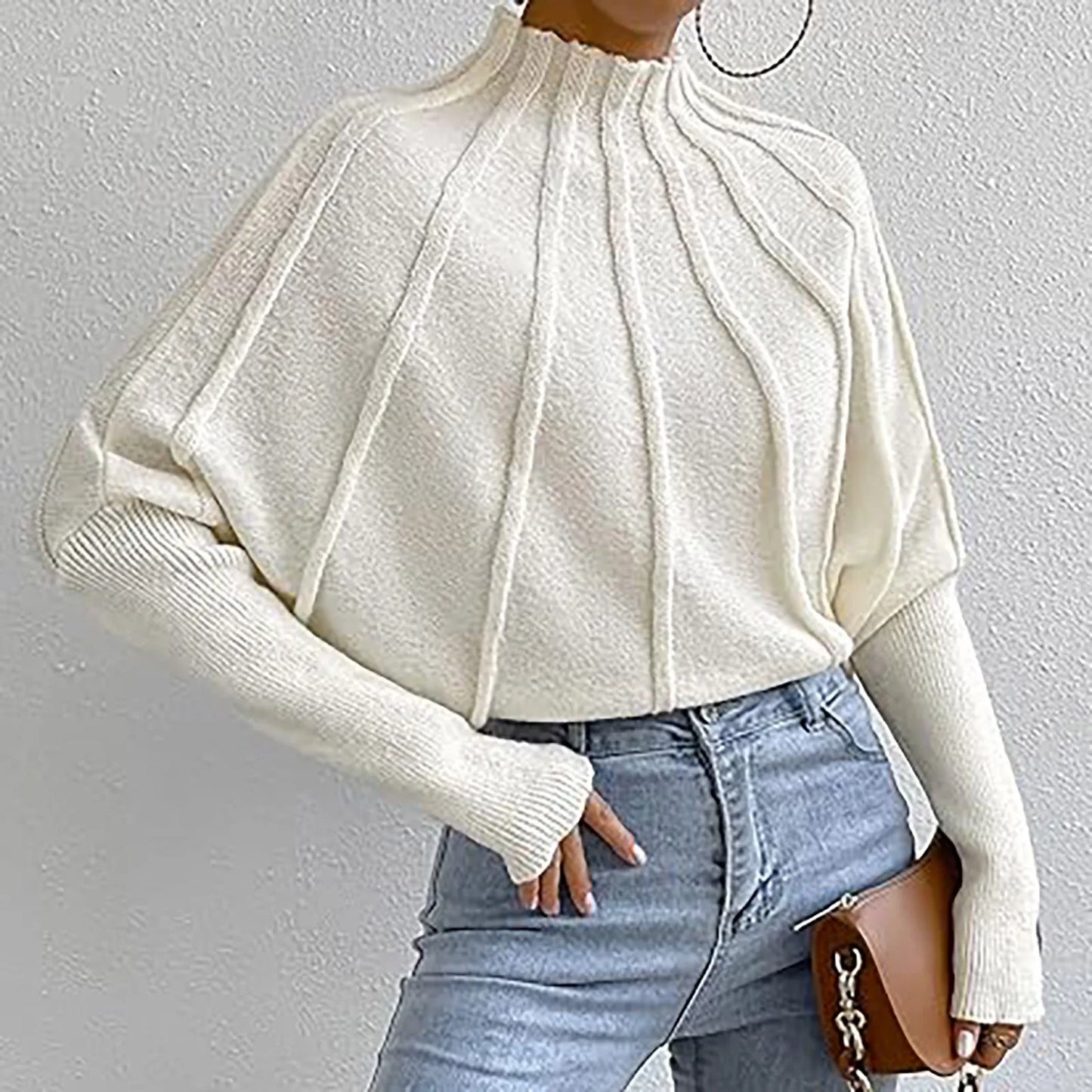 Cashmere Jacquard Knit Sweater