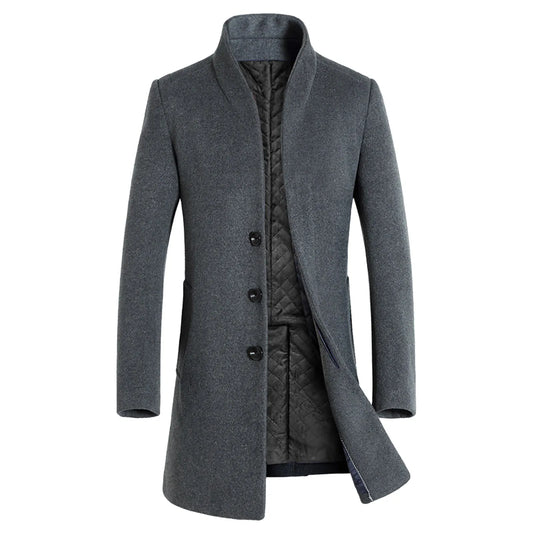 Autumn Winter Mid-Length Coat