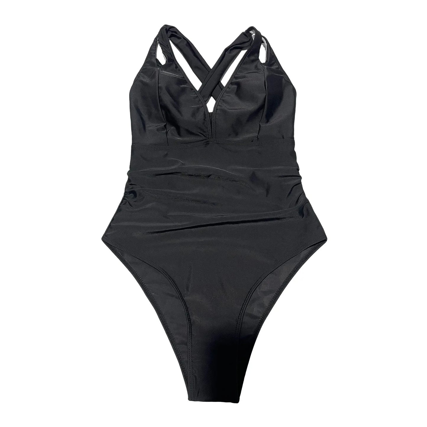 Summer Solid Sexy One-Piece Swimsuits