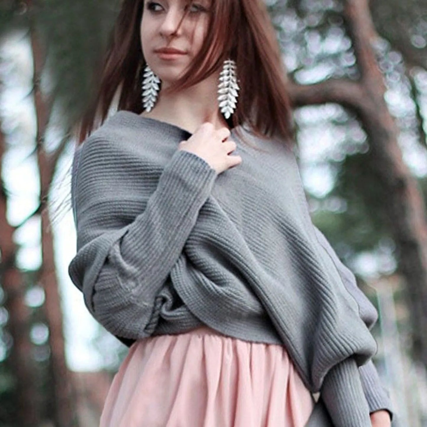 Elegant Knit Pullover Sweater