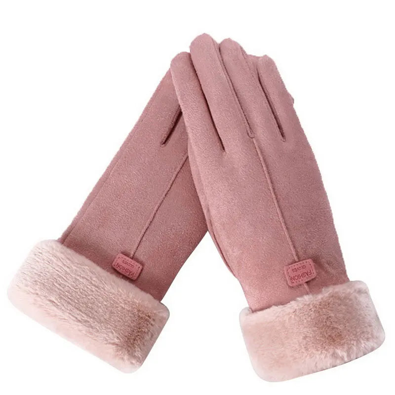 Cute Furry Gloves for Winter