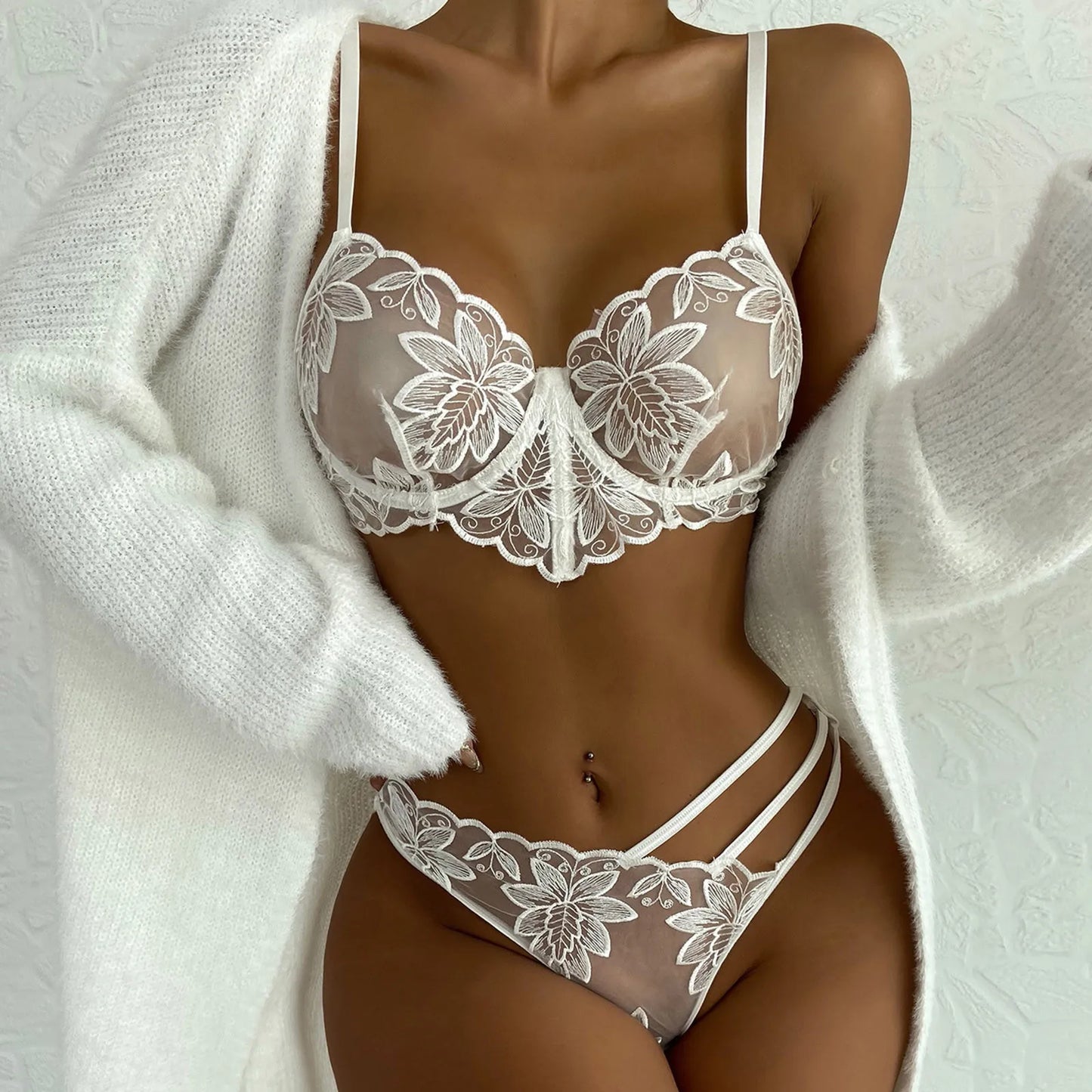 Lingerie Sexy Embroidered Underwear