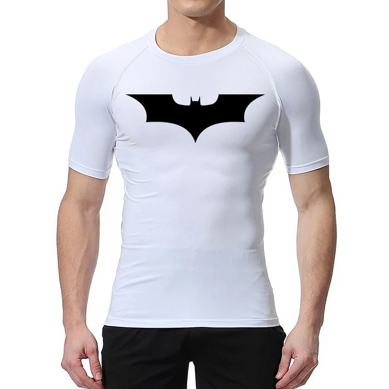 Bat Print Compression Shirts Shirt