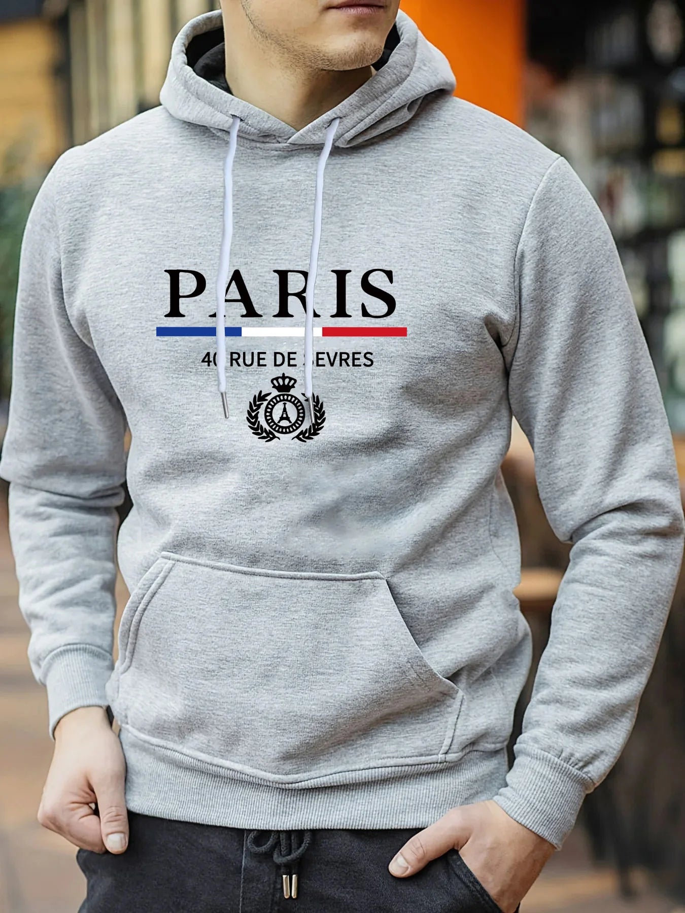 Paris Print Hoodies T-Shirt