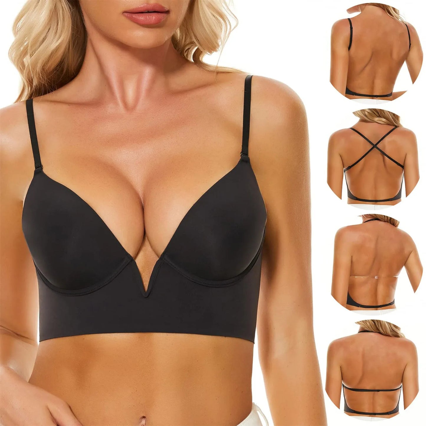 Latex Stretchy Seamless Bras